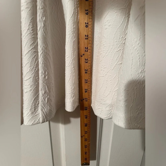 NWOT Free People ALLURING Brooklyn Mini Dress White L Lace Sheer Twirly Pockets - Picture 11 of 16